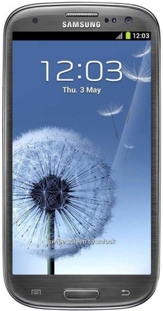 Смартфон Samsung Galaxy S3 GT-I9300 16Gb Titanium grey - Богородицк